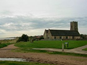 Pakefield's Church Sits Produly on the Clifftops